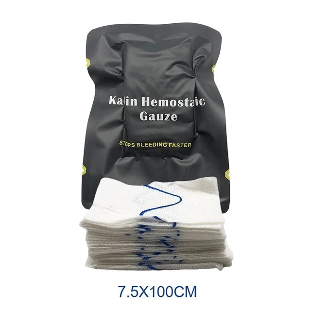 Hemostatic Kaolin Gauze Combat Emergency