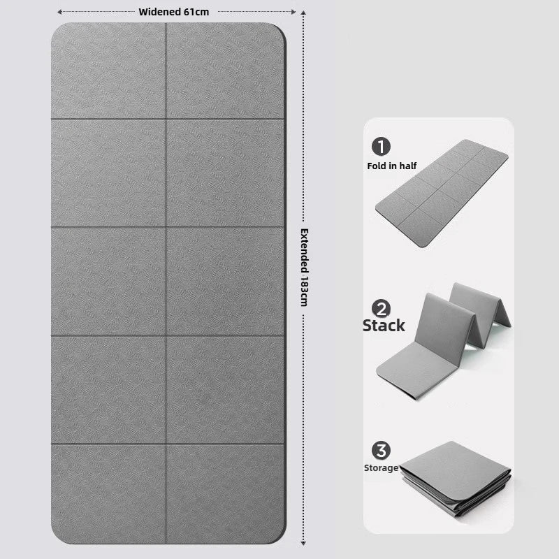 Eco-Friendly TPE Foldable Yoga Mat