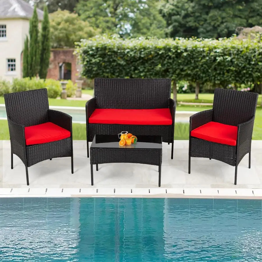 Outdoor Furniture Set 4Pc