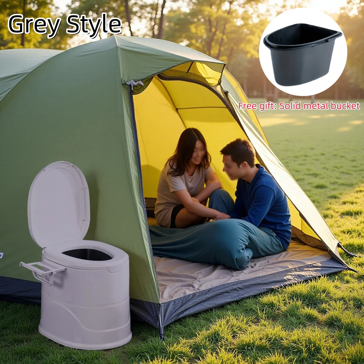 Portable Travel Toilet, Suitable for Adult Use -