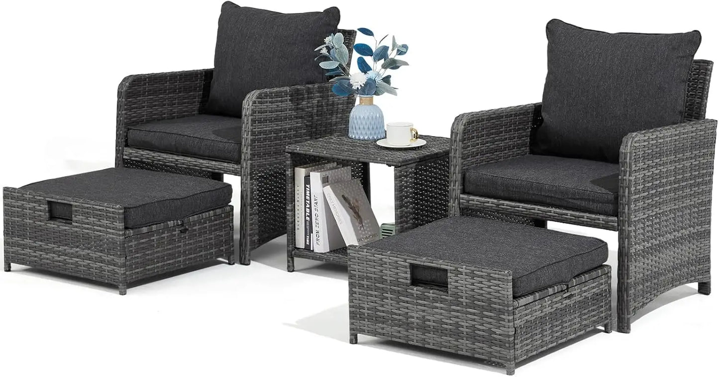 Wicker Patio Furniture Set