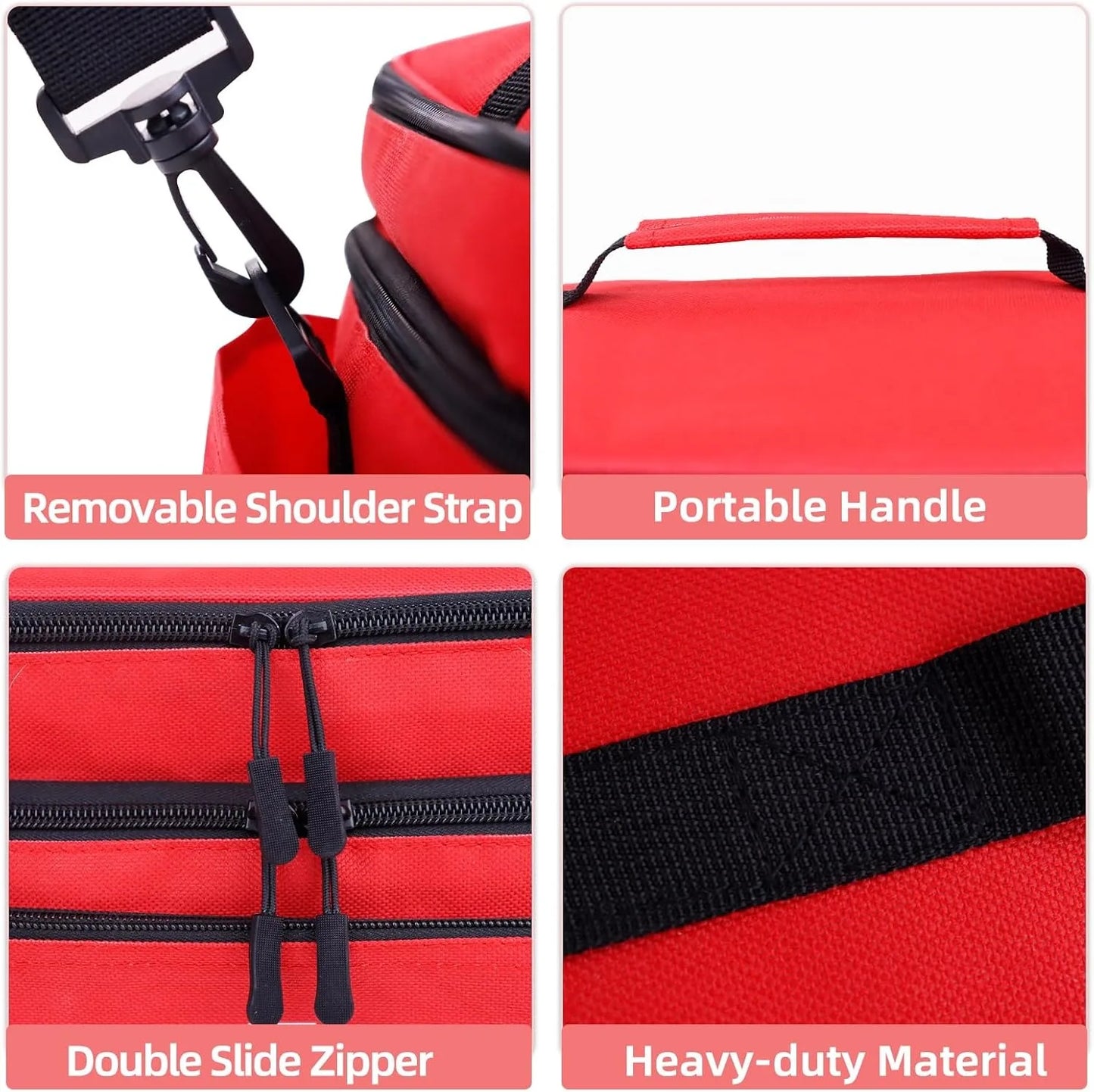 Empty First Aid Bag Medical Storage Bag
