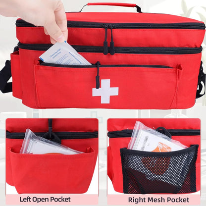 Empty First Aid Bag Medical Storage Bag