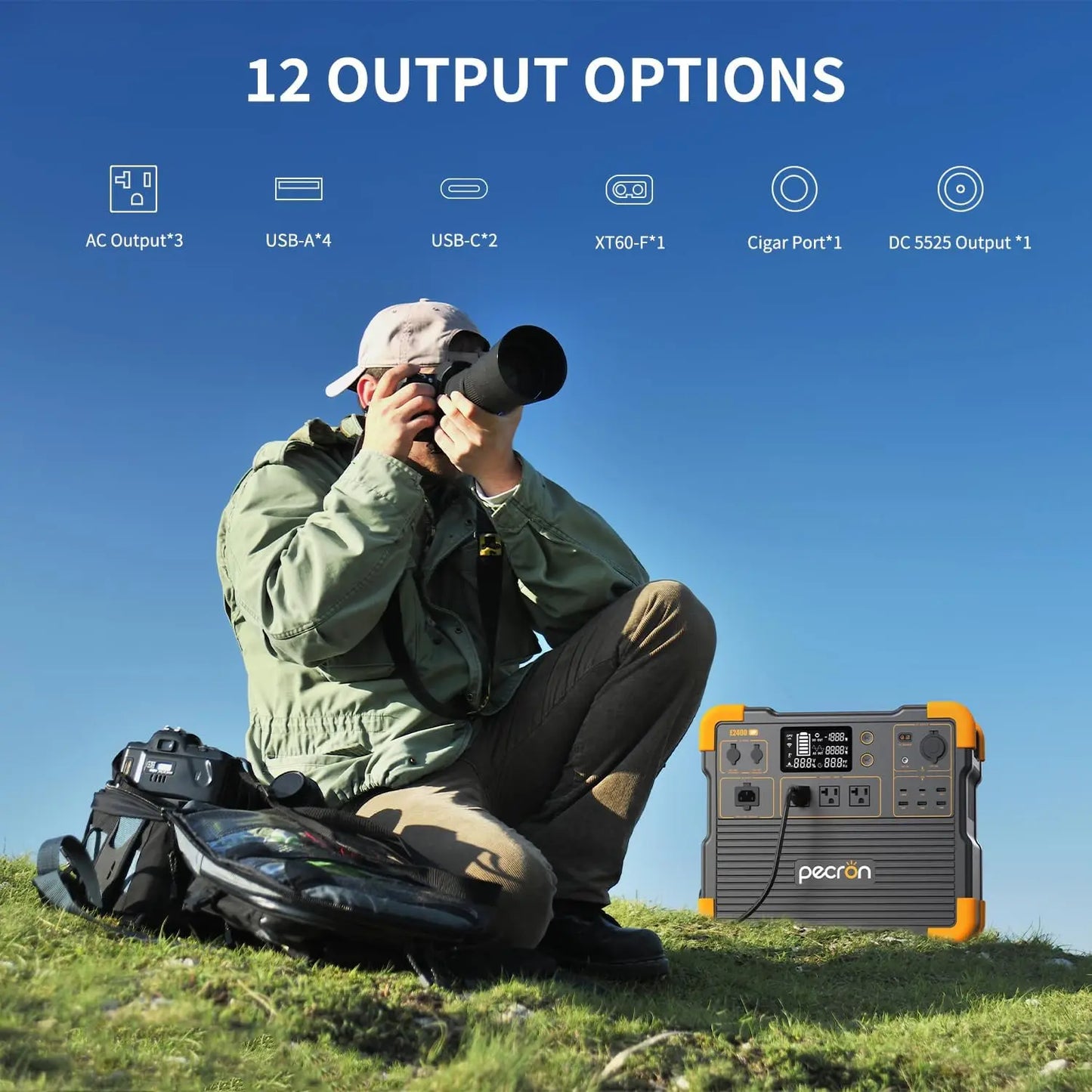 pecron E2400LFP Portable Power Station