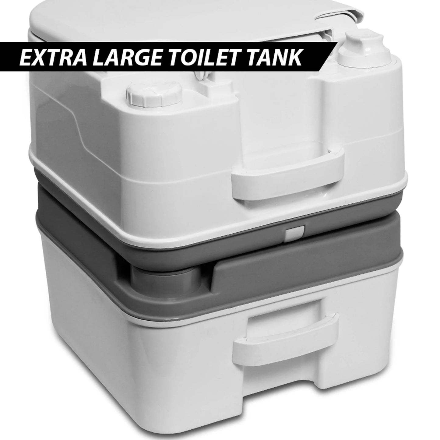Portable Toilet Camping Potty with Tissue Storage