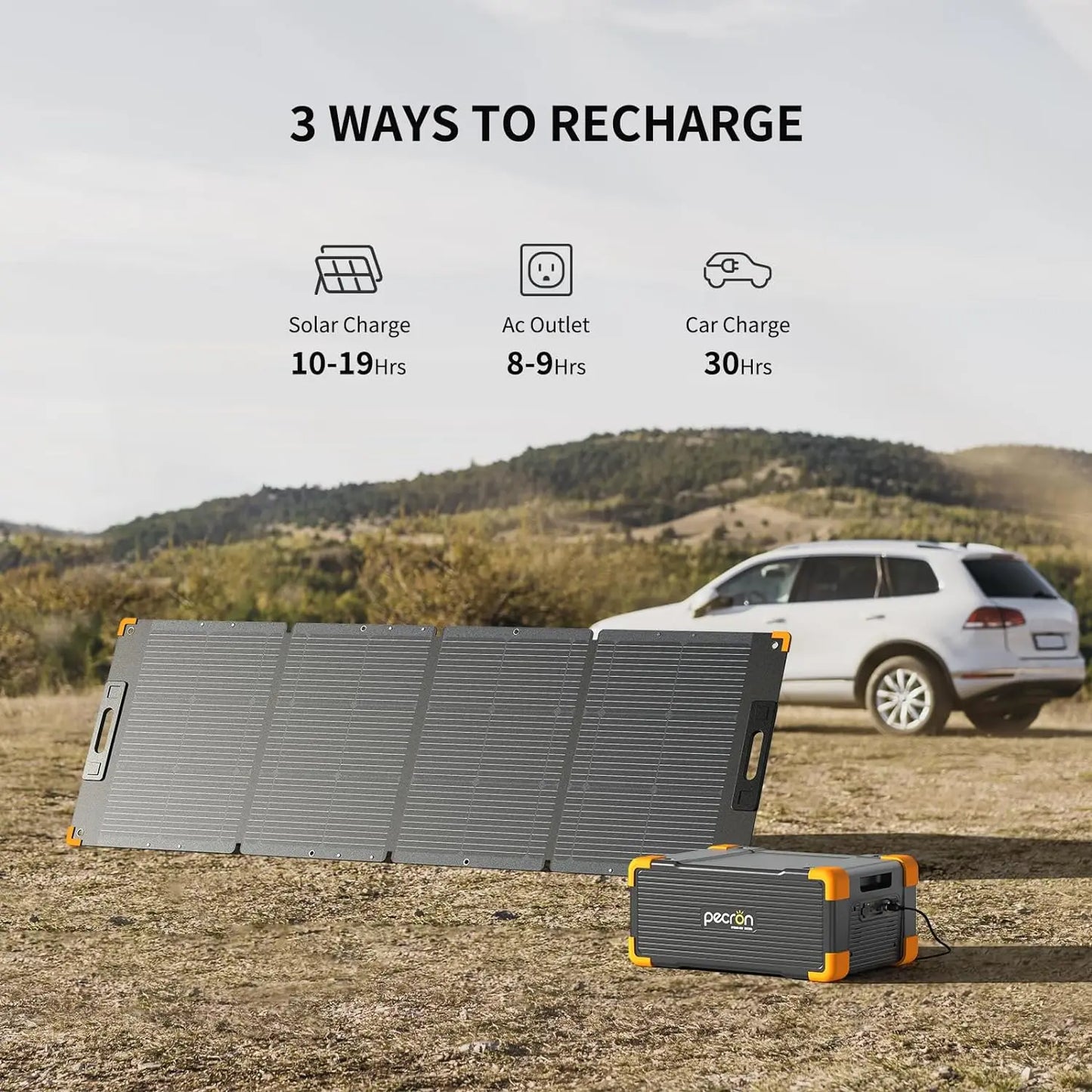 PECRON EP3000-48V 3072Wh Portable Power station