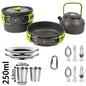 Camping Cooking set Camping Cookware Travel Tableware Outdoor Picnic Set Teapot For 2-3 Peaple Non-stick pots assorted sets