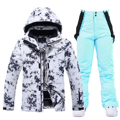 New Fashion Letter Womens Ski Suit