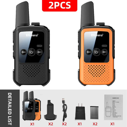 MiniWalkie Talkie  Two-way Radio 2 PCS Kids