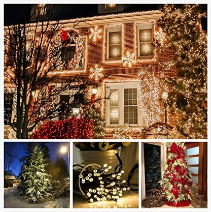 300LED Solar Christmas Lights Outdoor Waterproof