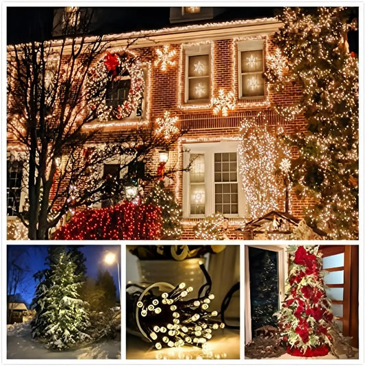 300LED Solar Christmas Lights Outdoor Waterproof