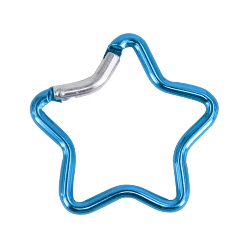 Outdoor Star Shaped Spring Locking Carabiner Clip