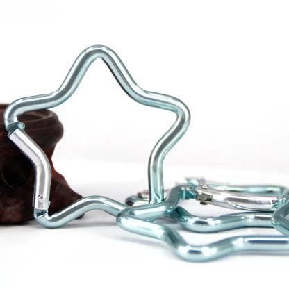 Outdoor Star Shaped Spring Locking Carabiner Clip