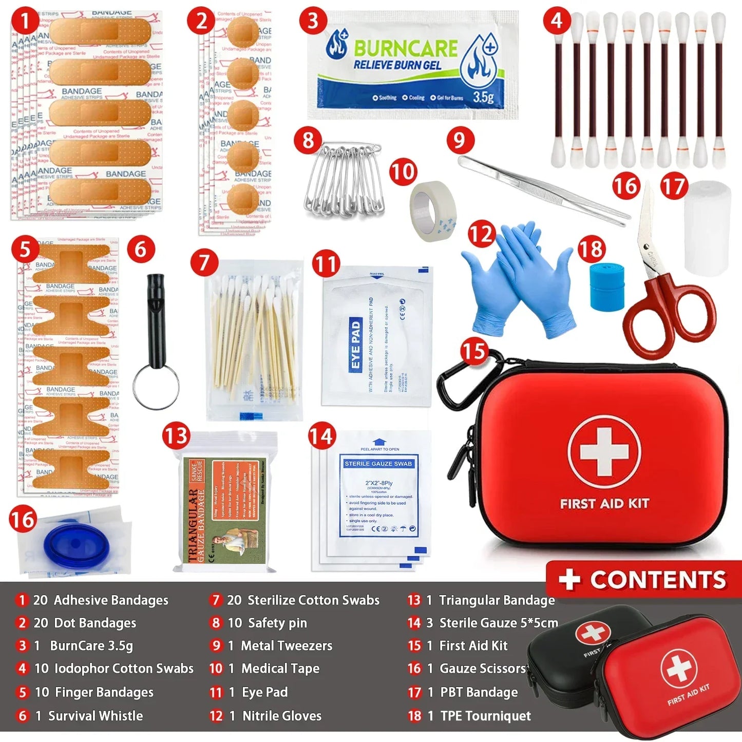 First Aid Kit 26-330 Piece
