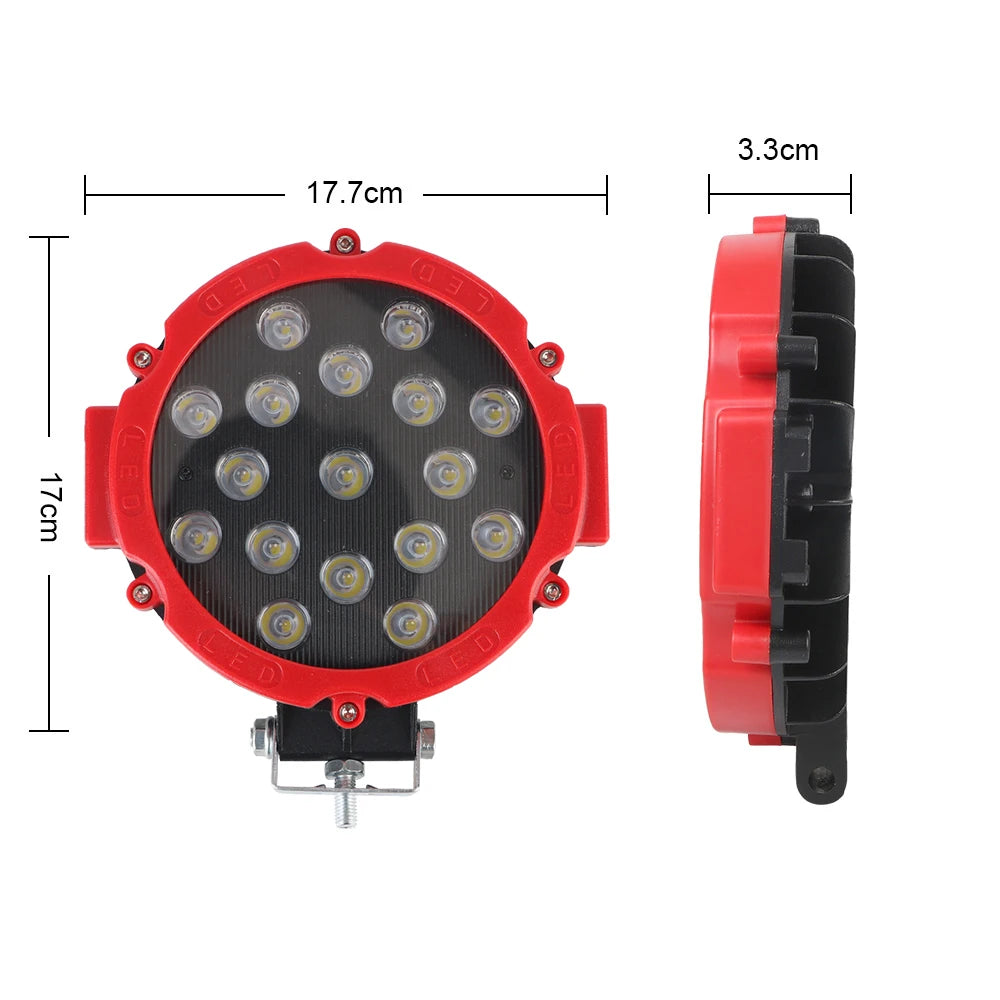 Spot Beam Driving Light For Truck Tractor
