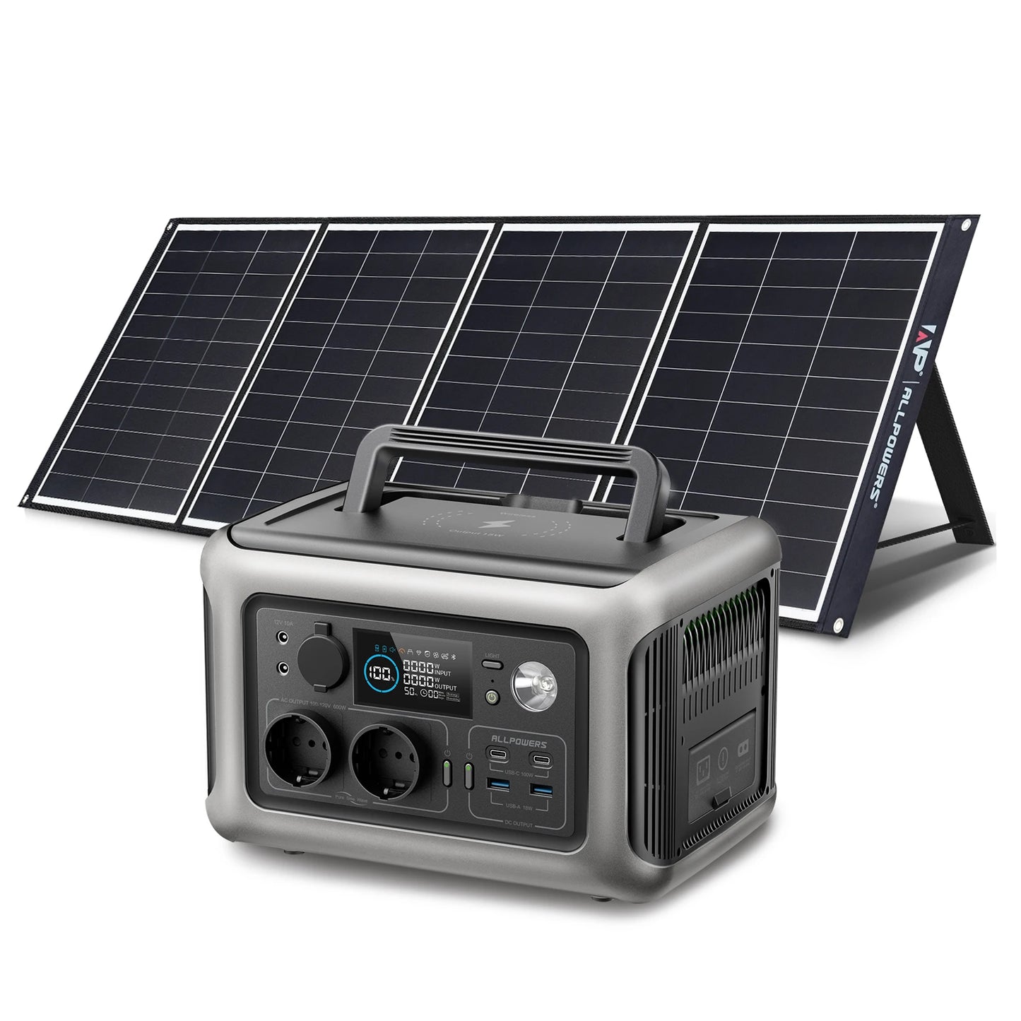ALLPOWERS Solarpanel 100W 140W 200W Solar Energy
