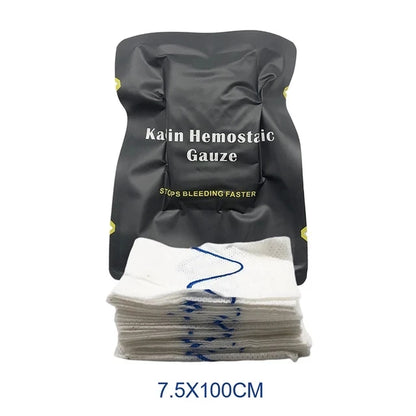 Hemostatic Kaolin Gauze Combat Emergency
