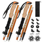 2pcs/set Walking Sticks Ultralight Poles Adjustable