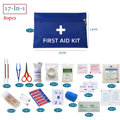 50pcs Set Portable First Aid Kit