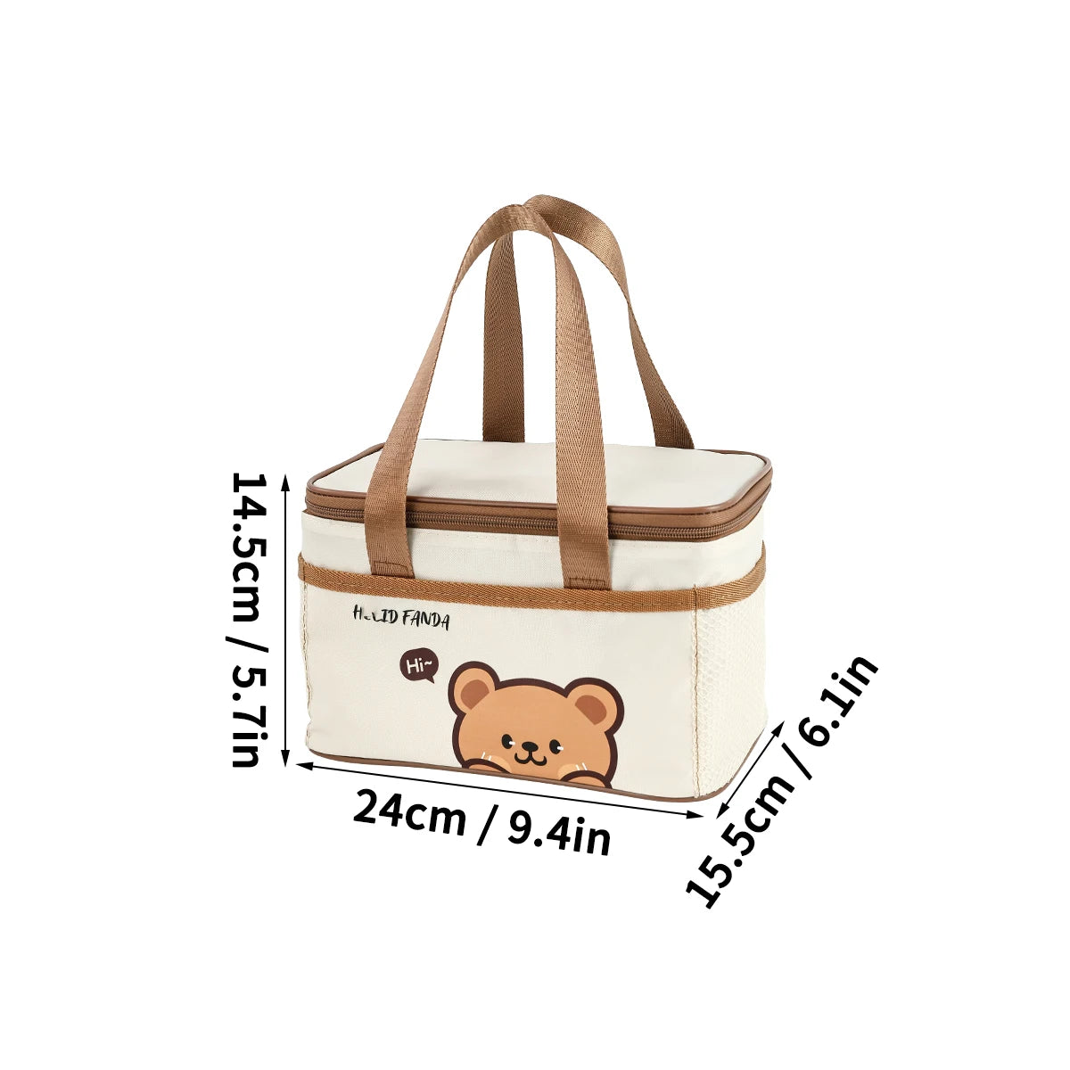 WORTHBUY Cute Thermal Lunch Box Bag