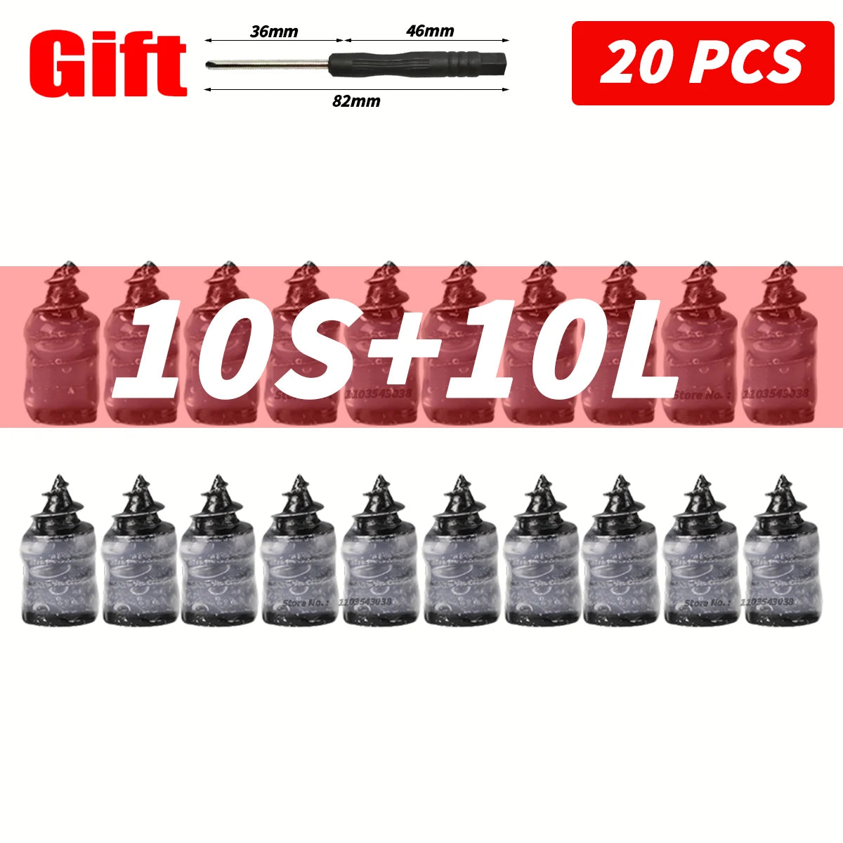 Tubeless Tire Repair Kit Glue Free Tire Nails