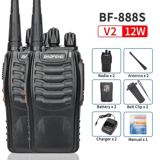 Walkie Talkie Dual Band Portable Long Range