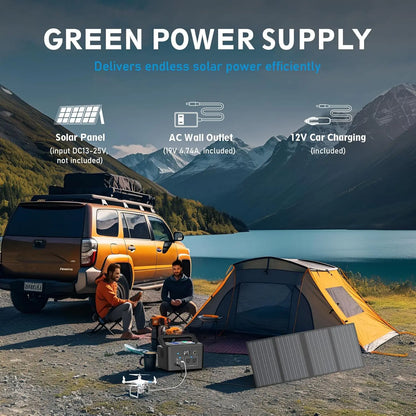 Powkey 600W Portable Power Station