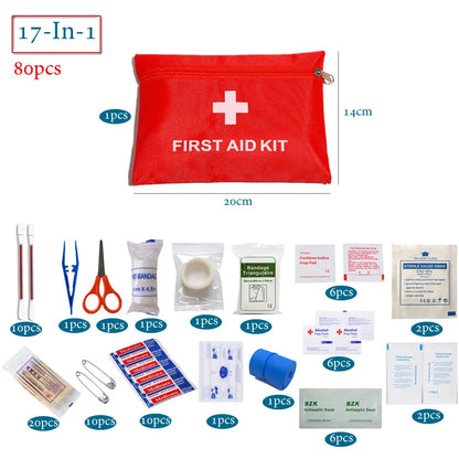 50pcs Set Portable First Aid Kit