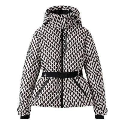 Women's winter hooded down jacket