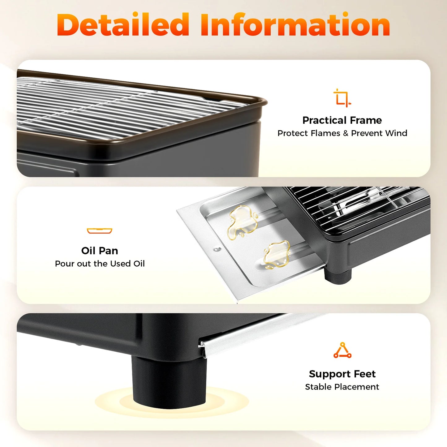 Portable Camping Grill Gas Stove