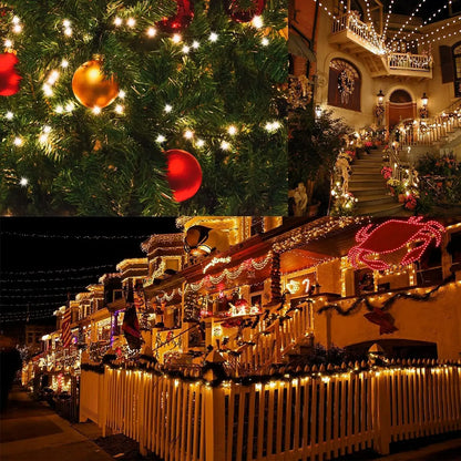 300LED Solar Christmas Lights Outdoor Waterproof