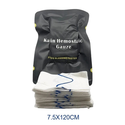 Hemostatic Kaolin Gauze Combat Emergency