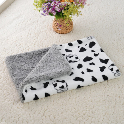 Soft Coral Fleece Pet Blanket