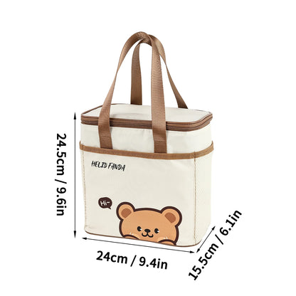 WORTHBUY Cute Thermal Lunch Box Bag