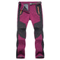 Women Winter Fleece Pants  Waterproof Hiking Pants Outdoor Ca