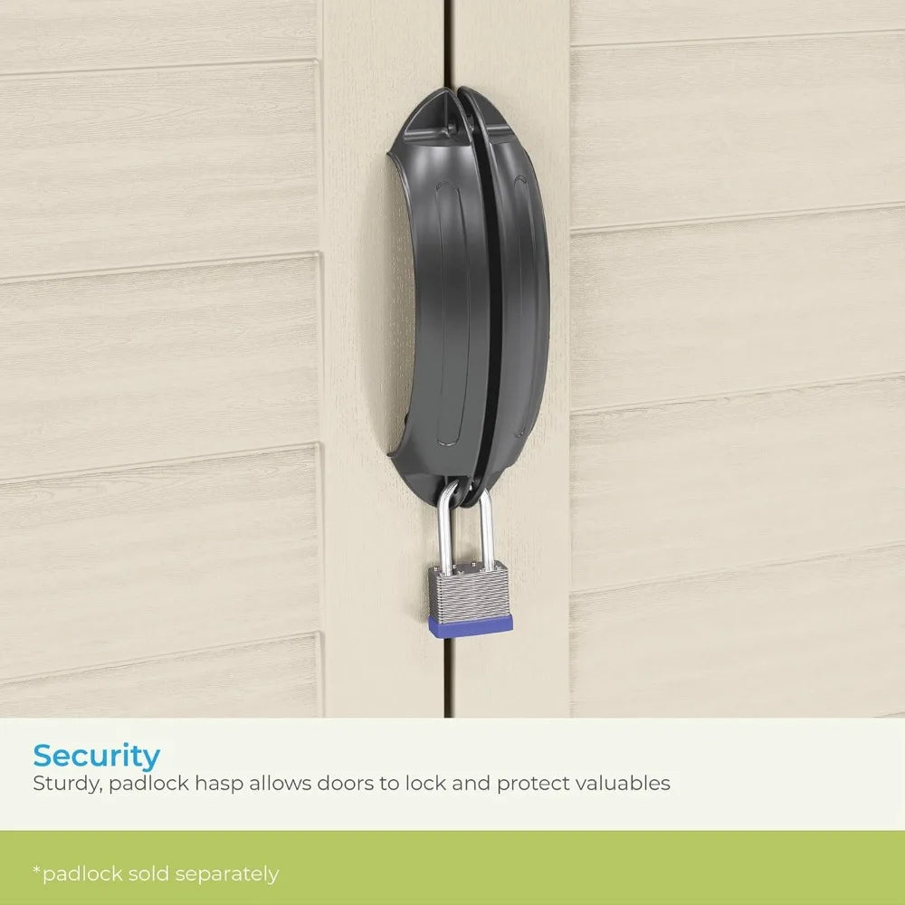 Vertical Outdoor Storage Shed w/ floor