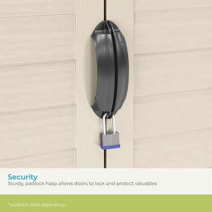 Vertical Outdoor Storage Shed w/ floor