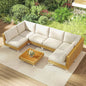 7-Piece Modular Outdoor Wicker Furniture Set