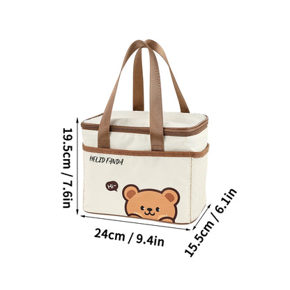 WORTHBUY Cute Thermal Lunch Box Bag