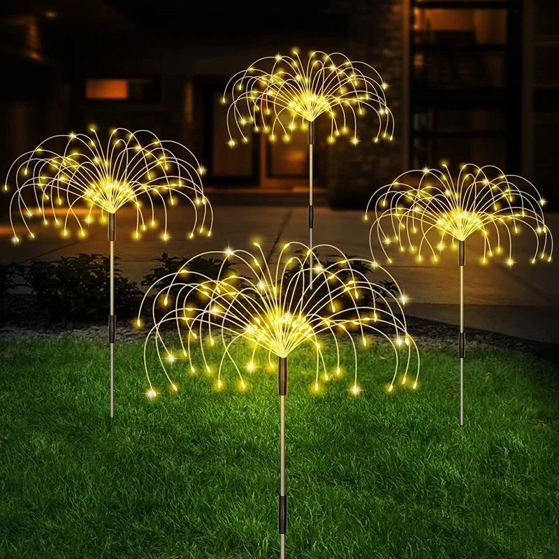 Solar Firework LEDr Solar Lamp