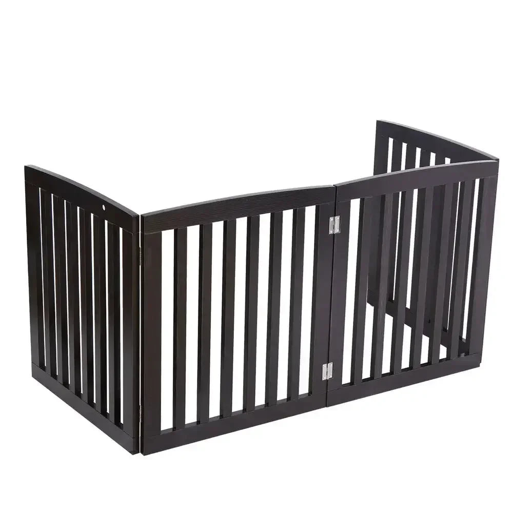 3/4 Panels 24/36'' Dog Gate Safety Barrier