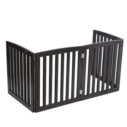 3/4 Panels 24/36'' Dog Gate Safety Barrier