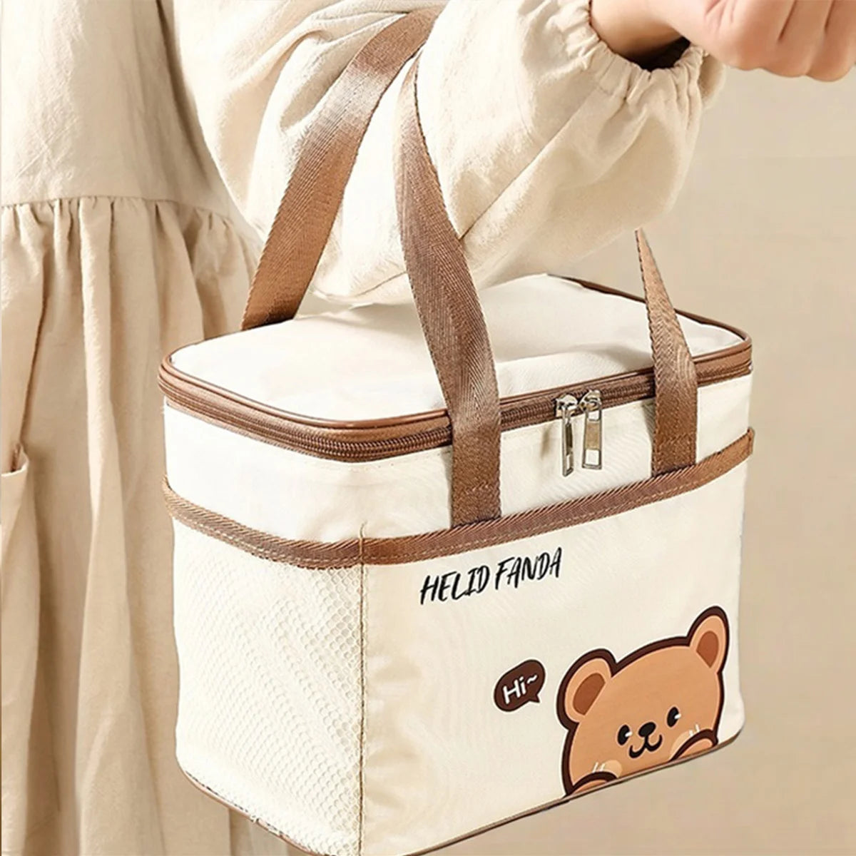 WORTHBUY Cute Thermal Lunch Box Bag