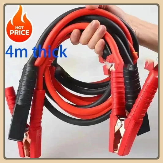 Suitable for Cars/SUVs/Trucks | Emergency Jump Start | Quick Start Booster Cables 4m 2000A Heavy-Duty Car Battery Jumper Cables
