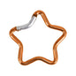 Outdoor Star Shaped Spring Locking Carabiner Clip