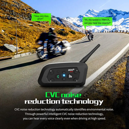 Motorcycle Bluetooth Helmet Headset Intercom