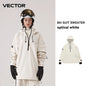 Men Women Solid Color Ski Jacket