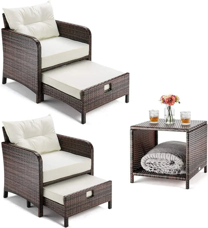 Wicker Patio Furniture Set Outdoor