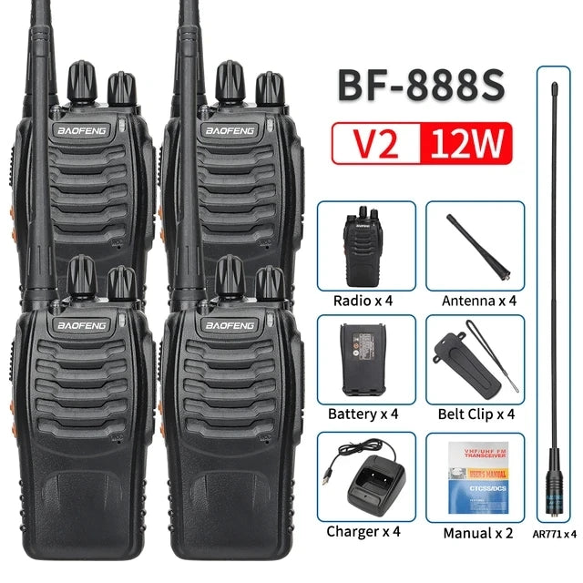 Walkie Talkie Dual Band Portable Long Range