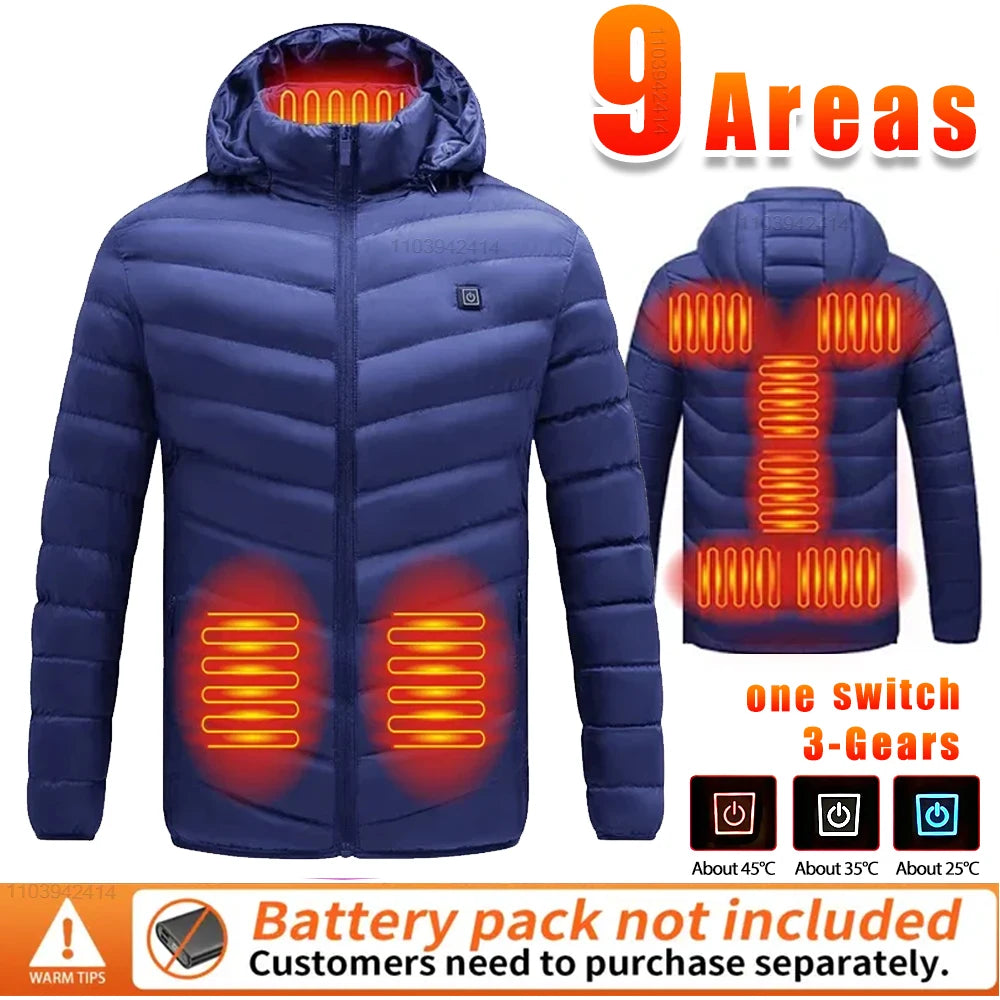 New Heated Jacket Men Women Coats